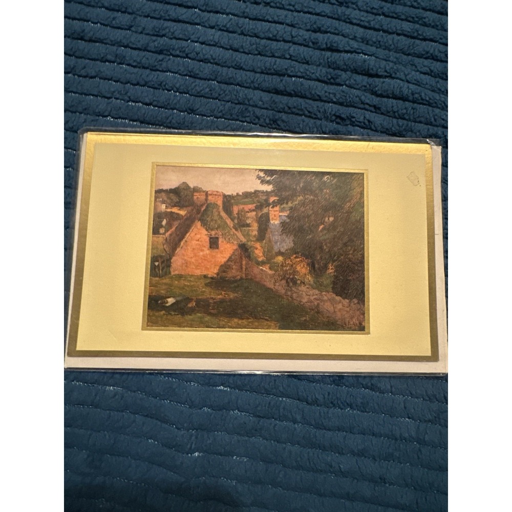 The Field of Derout-Lollichon (1886) Paul Gauguin Collectible Greeting Card New